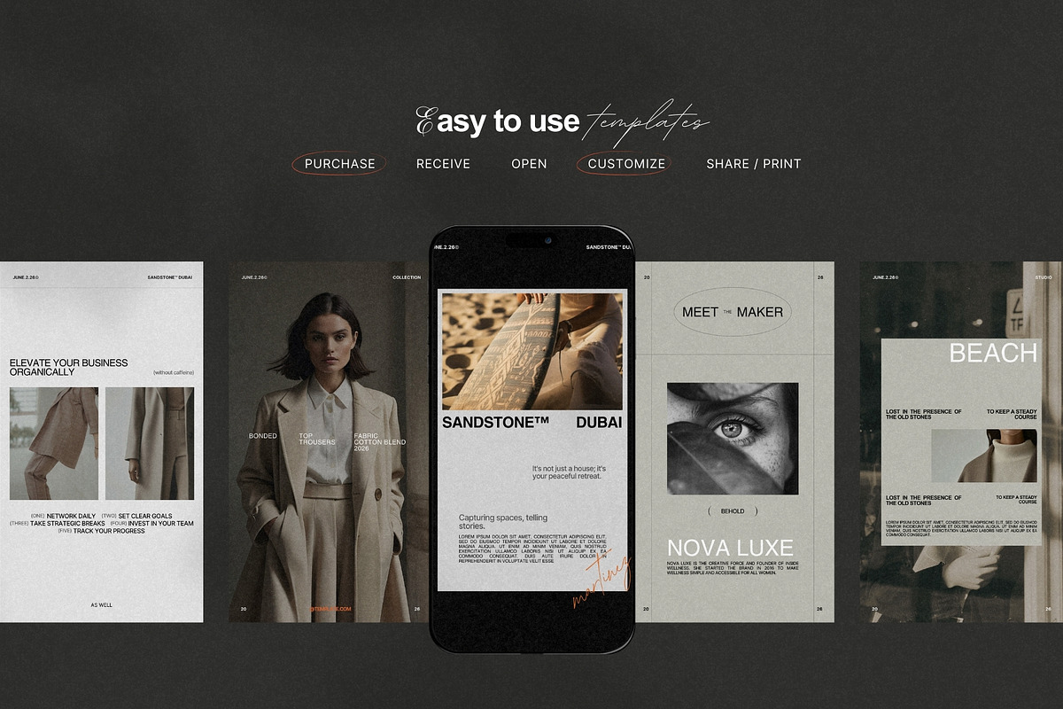Instagram Template For Marketing, a Social Media Template by Prapti Design (Photo 6 of 9)