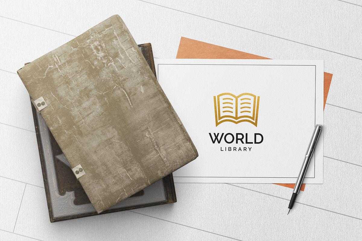 Books & Magazine Logos Pack, a Branding & Logo Template by MockUpgrade (Photo 3 of 8)