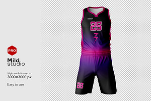 Basketball Jersey Kit Mockup