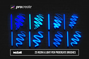 Procreate Neon / Light Pen brushes, a Brush Add-On by Endete & Mazak brushes (Thumbnail 3 of 4)