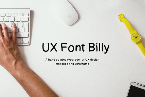 UX Typeface - Billy Handwritten preview 5