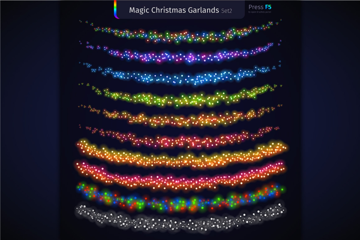 Magic Christmas Lights, a Brush Add-On by Voysla's Shop (Photo 9 of 14)