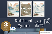 Spiritual Positive Quote Print Wall, a Poster Template by MagicLove Creations (Thumbnail 1 of 10)