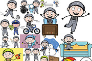 Repairman ~ Cartoon Character Set, a Person Illustration by The Toon Company (Thumbnail 8 of 9)