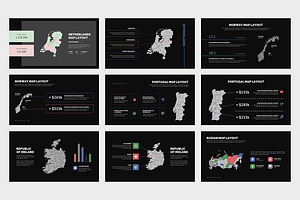 Europa : Europe Area Map Powerpoint