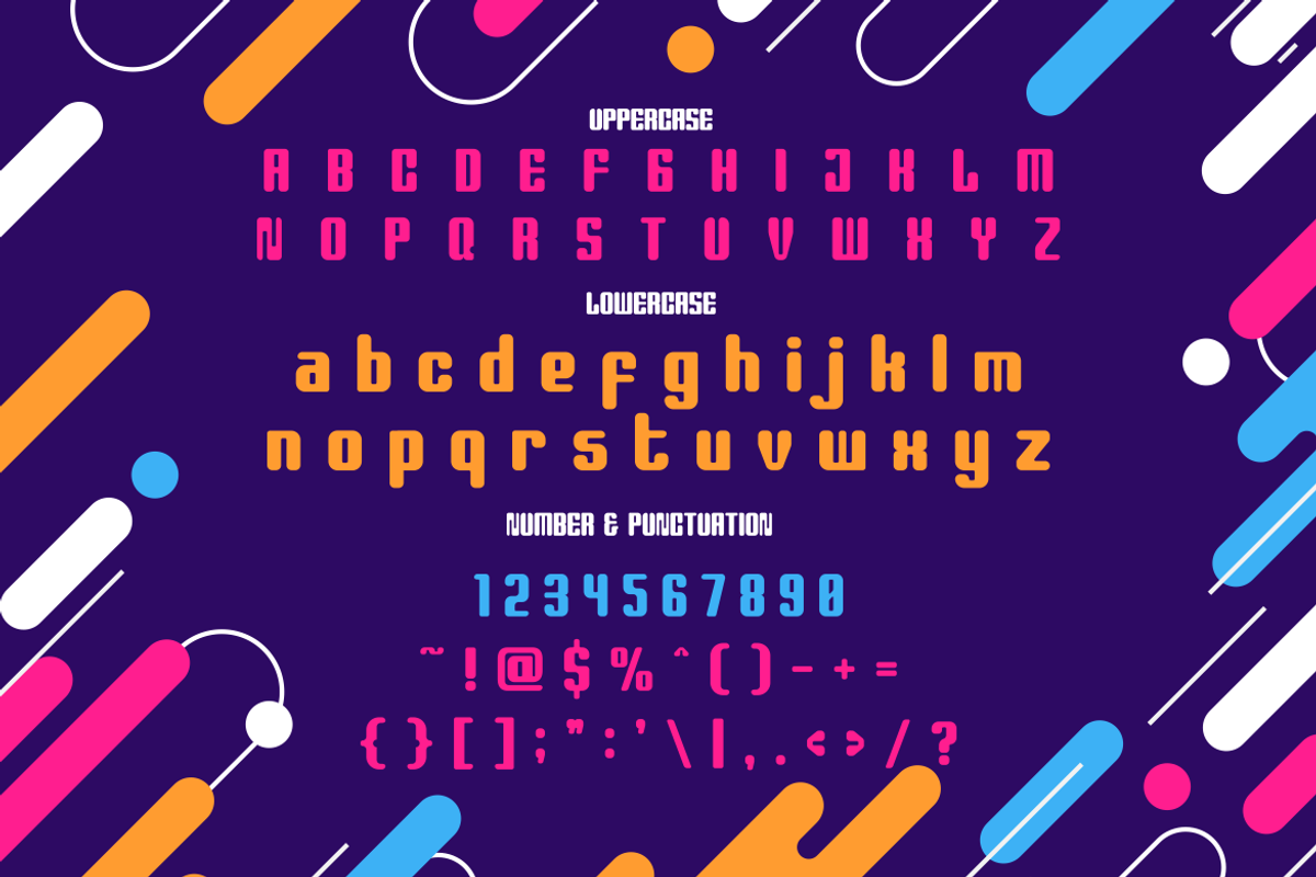 Mikado Bold - Rounded Fun Bold Font, a Font by PutraCetol Studio (Photo 5 of 5)