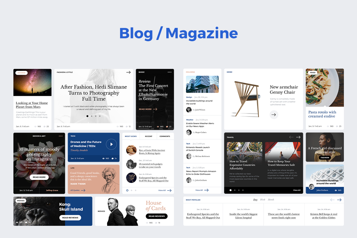 Grace UI Kit, an UI Kit Template by uispot (Photo 7 of 10)