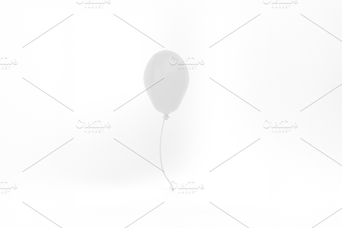 Mother's Day Balloon Mockup, a Merchandise Mockup by Qaleb Studio (Photo 2 of 2)