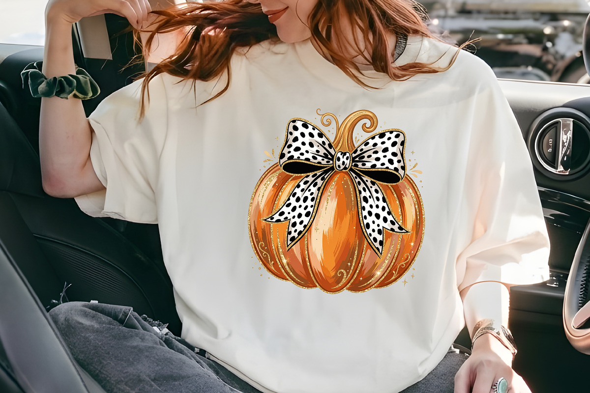 Dalmatian Dot Bow Pumpkin PNG, a Seasonal Illustration by Rose Art (Photo 7 of 7)
