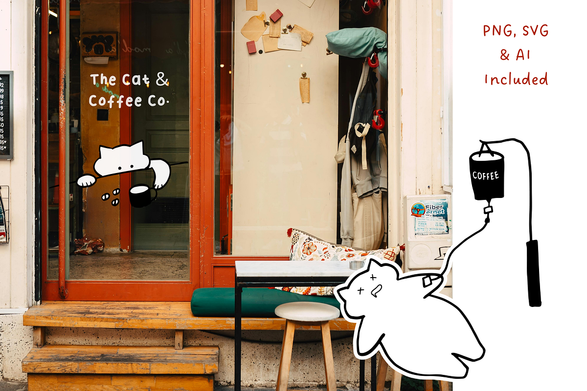 The Cat and Coffee Signature, a Food Illustration by The Journey Atelier (Photo 5 of 15)