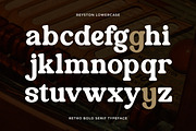 Reyston - Bold Retro Serif Font, a Serif Font by Flawless And Co (Thumbnail 8 of 10)
