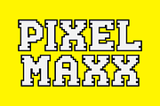 Pixel Max Typeface, a Sans Serif Font by Fitrah Type (Thumbnail 1 of 15)