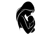 50 Mother and Baby Silhouette Bundle, an Illustration by Creativeshirt (Thumbnail 4 of 48)