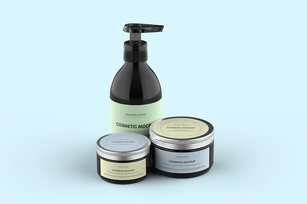 Cosmetic Set Mockups - 10 views, a Packaging Mockup by Illusiongraphic (Photo 2 of 14)