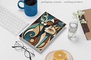Cats wall art | Cats art print | set, a Decorative Illustration by TaKong Magics (Thumbnail 4 of 5)
