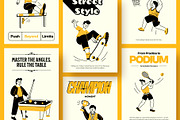 Sports Drawing Illustration Set, a Sport Illustration by Vectors Market (Thumbnail 3 of 9)