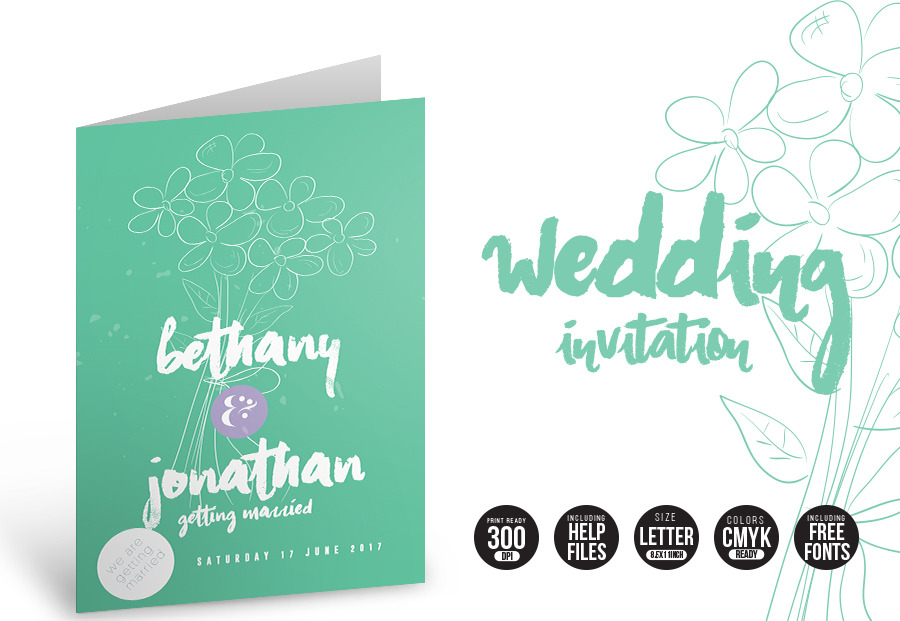 Wedding Invitation Flowers Icons | Download SVG, PNG, EPS Icons