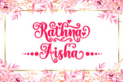 Keista Heather, a Script Font by Matra Creative (Thumbnail 14 of 14)