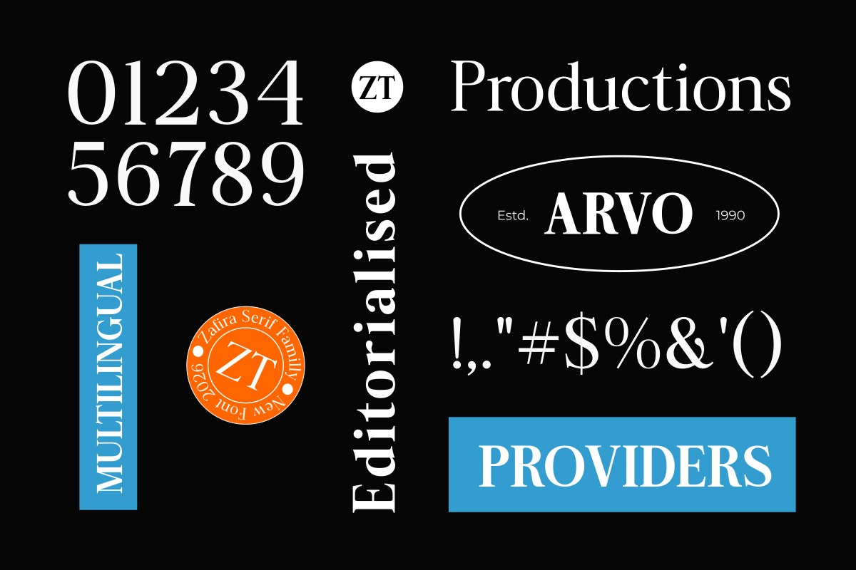Zafira Serif, a Serif Font by Zafiratype (Photo 8 of 14)