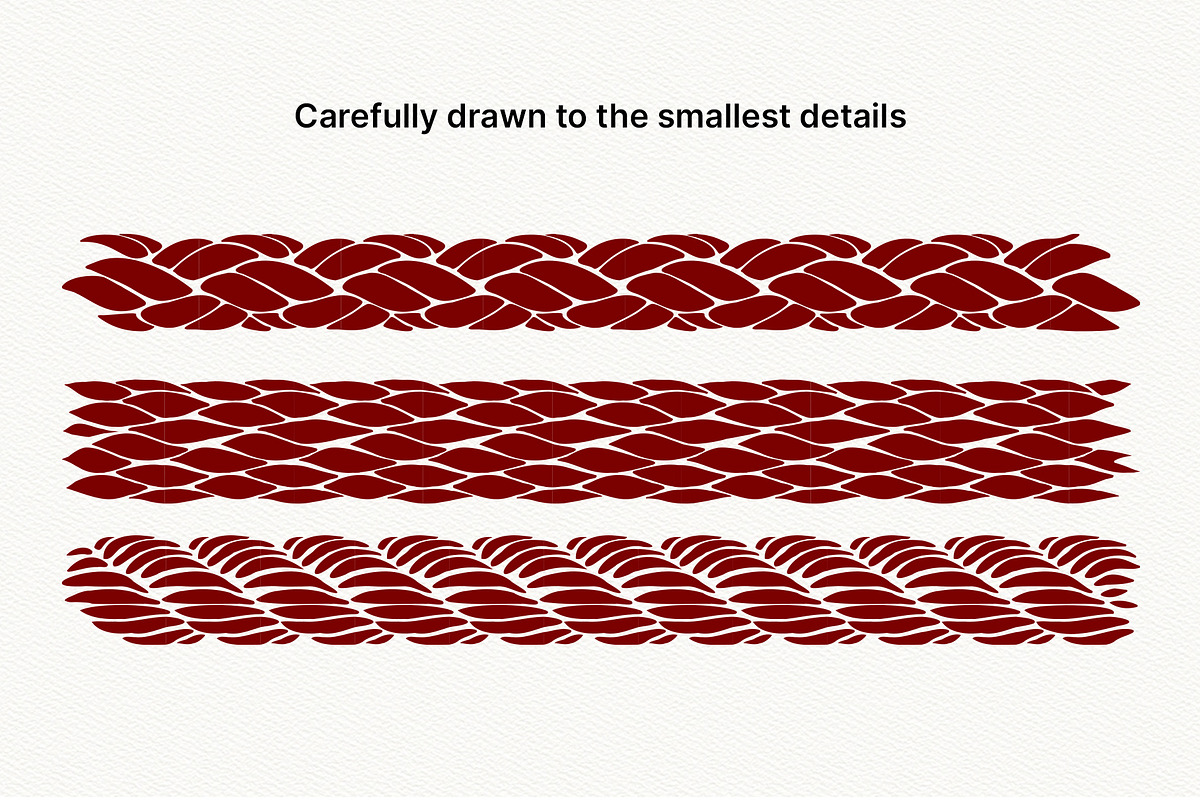 Threads Brushes Set for Illustrator, a Brush Add-On by Garden in frame (Photo 2 of 6)