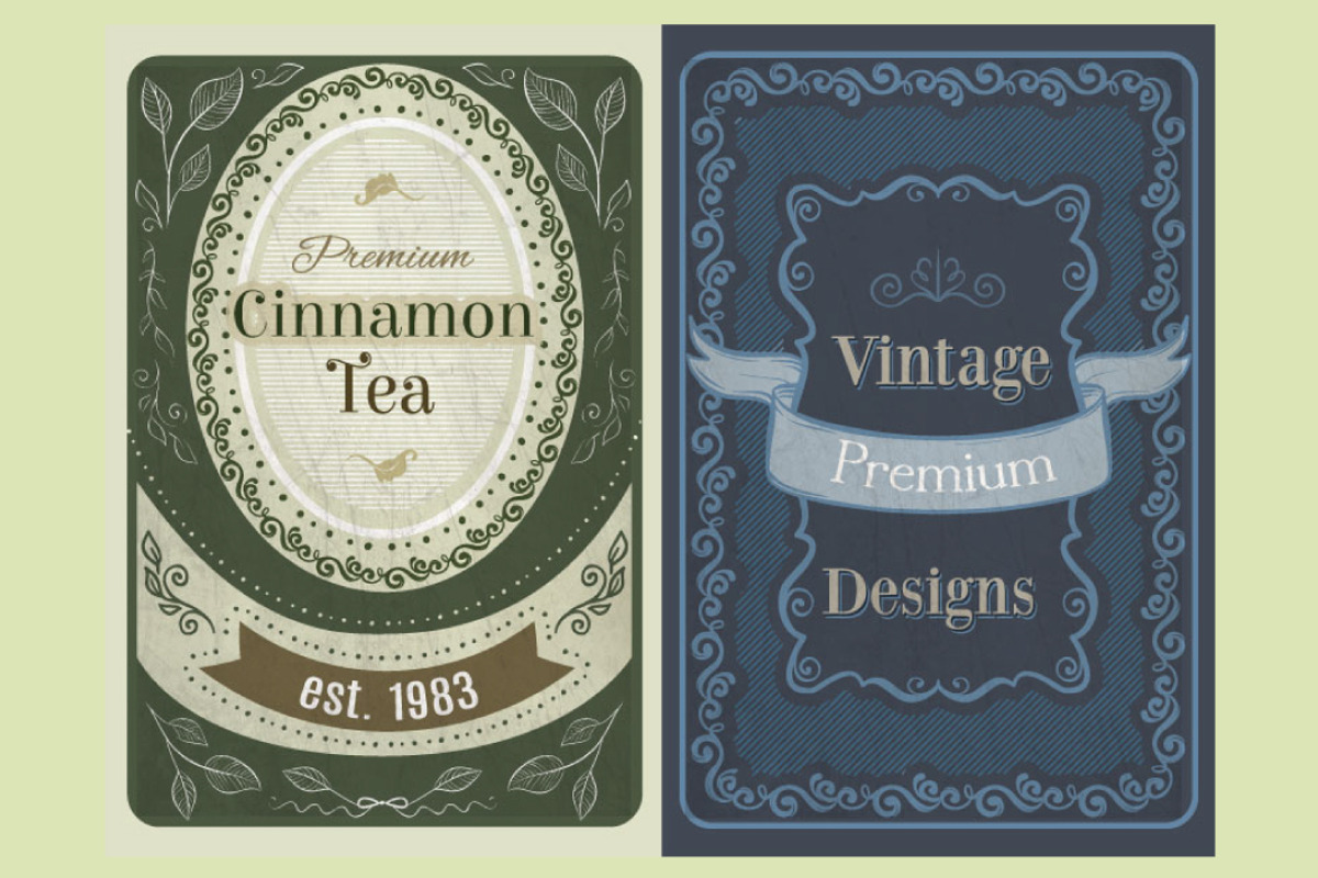 Vintage Bundle- 250 vector elements, an Object Graphic by TatianaCociorva (Photo 2 of 19)