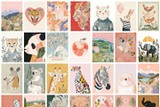 Vintage Nursery Prints, a Background Graphic by Purple (Thumbnail 3 of 9)