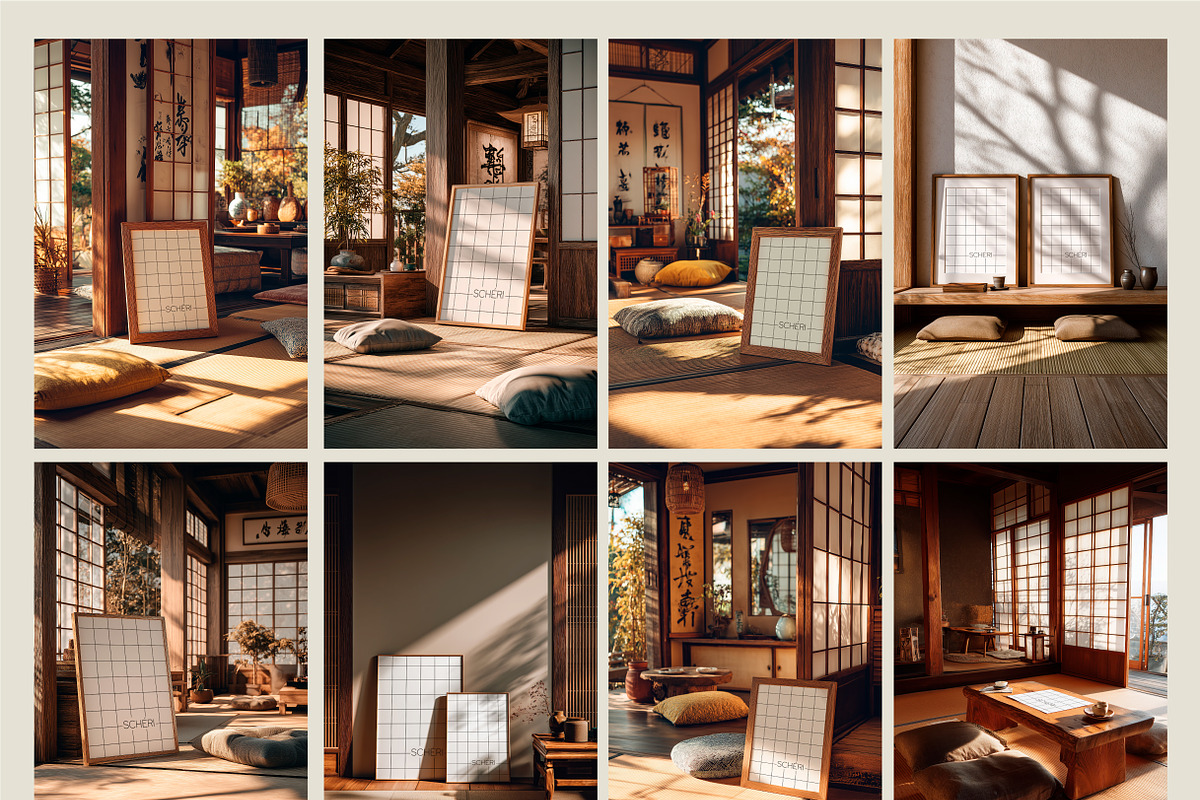 KYOTO MOOD | Frame mockup set, a Household Mockup by SCHÉRI (Photo 12 of 13)