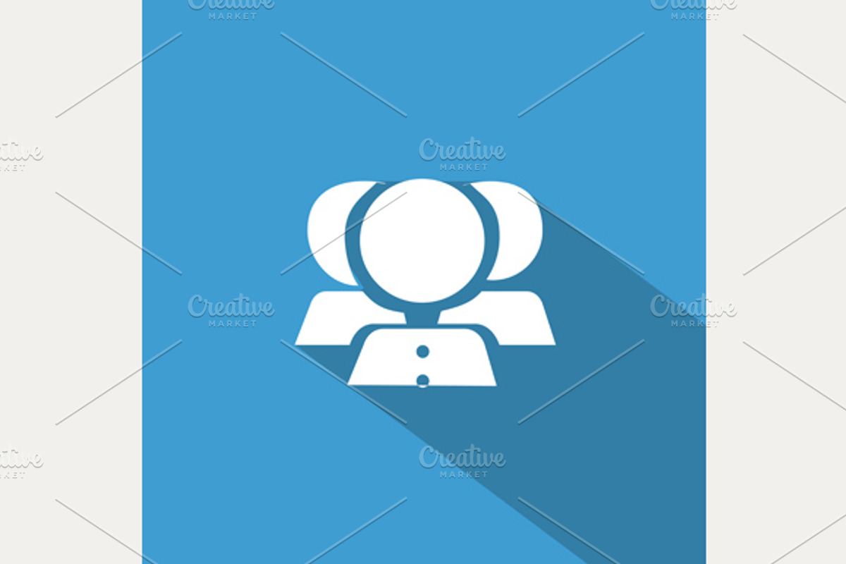 Flat Contacts icon