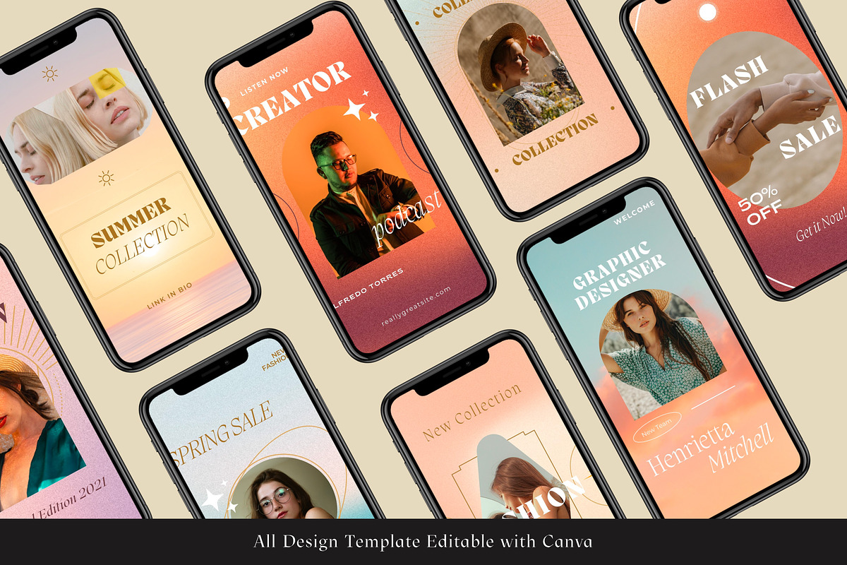 Celestial Canva Brand Gradient, a Social Media Template by Dirtytemp Studio (Photo 2 of 14)