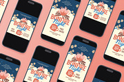 Vintage Bonfire Night Flyer Set, a Flyer Template by Aiyari Graphic (Thumbnail 2 of 3)