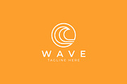 Wave Logo Icon Sea Linear Ocean, a Branding & Logo Template by Signatoro (Thumbnail 3 of 3)