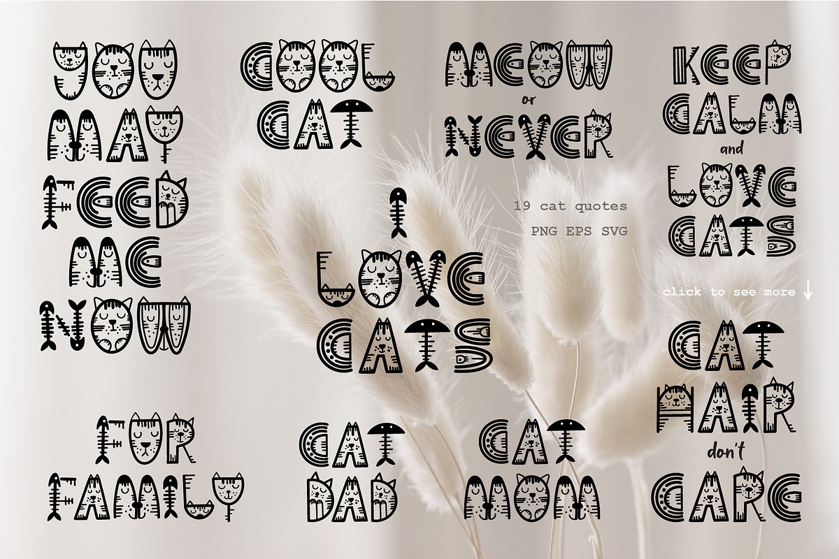 Cool Cats and Dogs Bundle., an Animal Illustration by DearLetters (Photo 18 of 20)