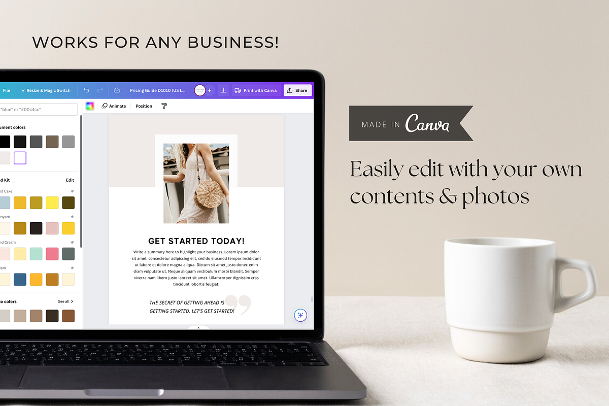 Services and Pricing Guide Template, a Magazine Template by ShopRShop (Photo 5 of 9)