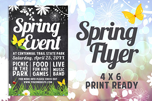 Chalk Spring Flyer, a Flyer Template by SkyvaraSupply