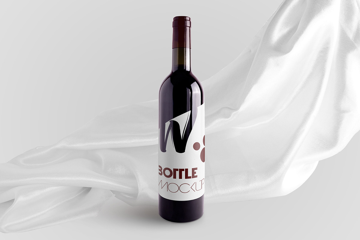 Wine Bottle Mock-Up Set in PSD, a Product Mockup by PSD Market (Photo 8 of 8)