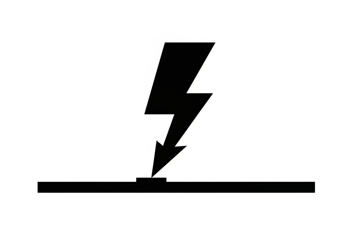 Lightning Power Symbol Silhouette, an Illustration by hafijul (Photo 8 of 15)