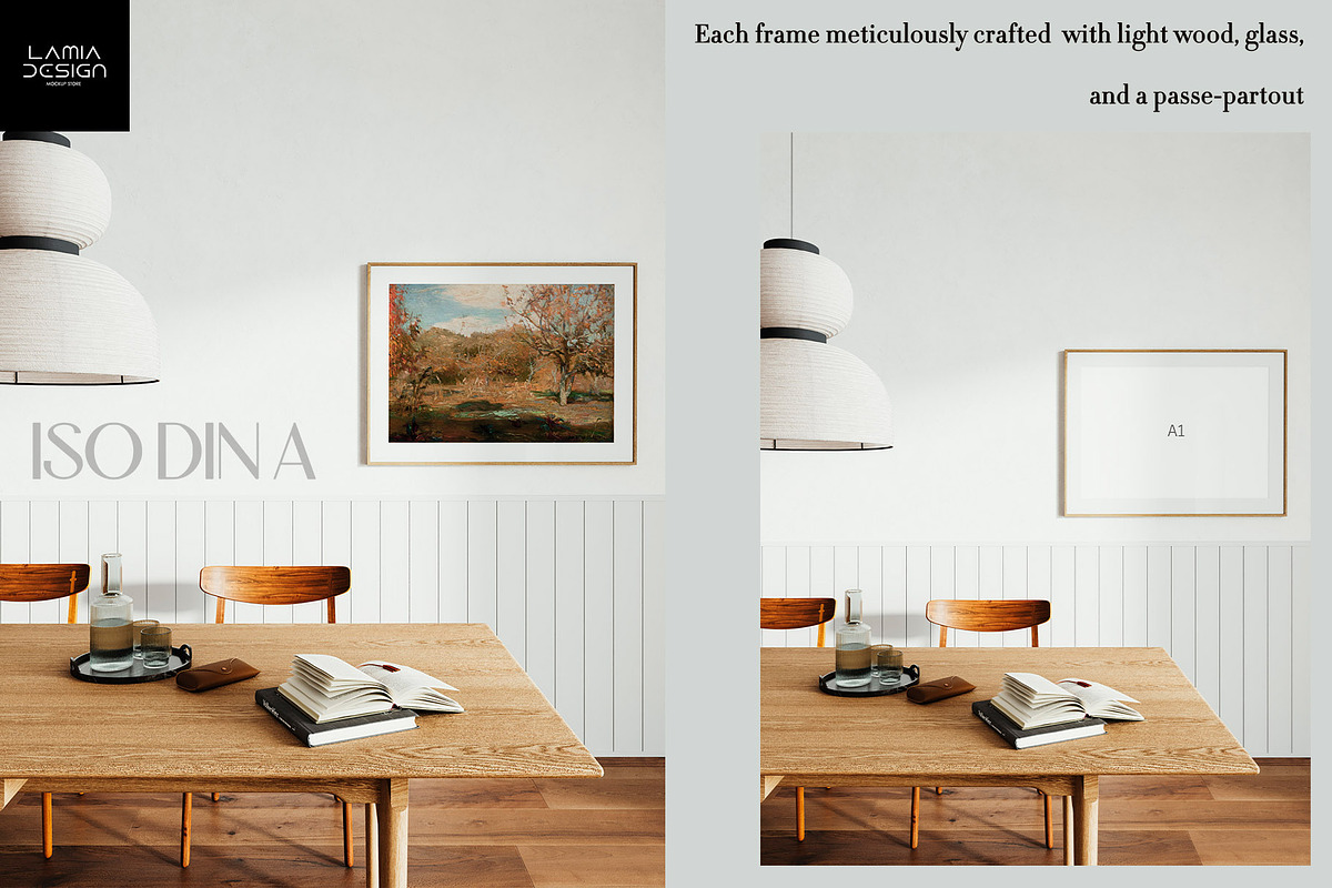 Stockholm Room & MockUp Frame Bundle, a Household Mockup by LAMIA DESIGN (Photo 7 of 14)