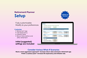 Retirement Planner - Google Sheets, an App Template by Ardent Workshop (Thumbnail 2 of 7)