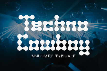 Techno Cowboy - Modular Typeface, a Sans Serif Font by HipFonts