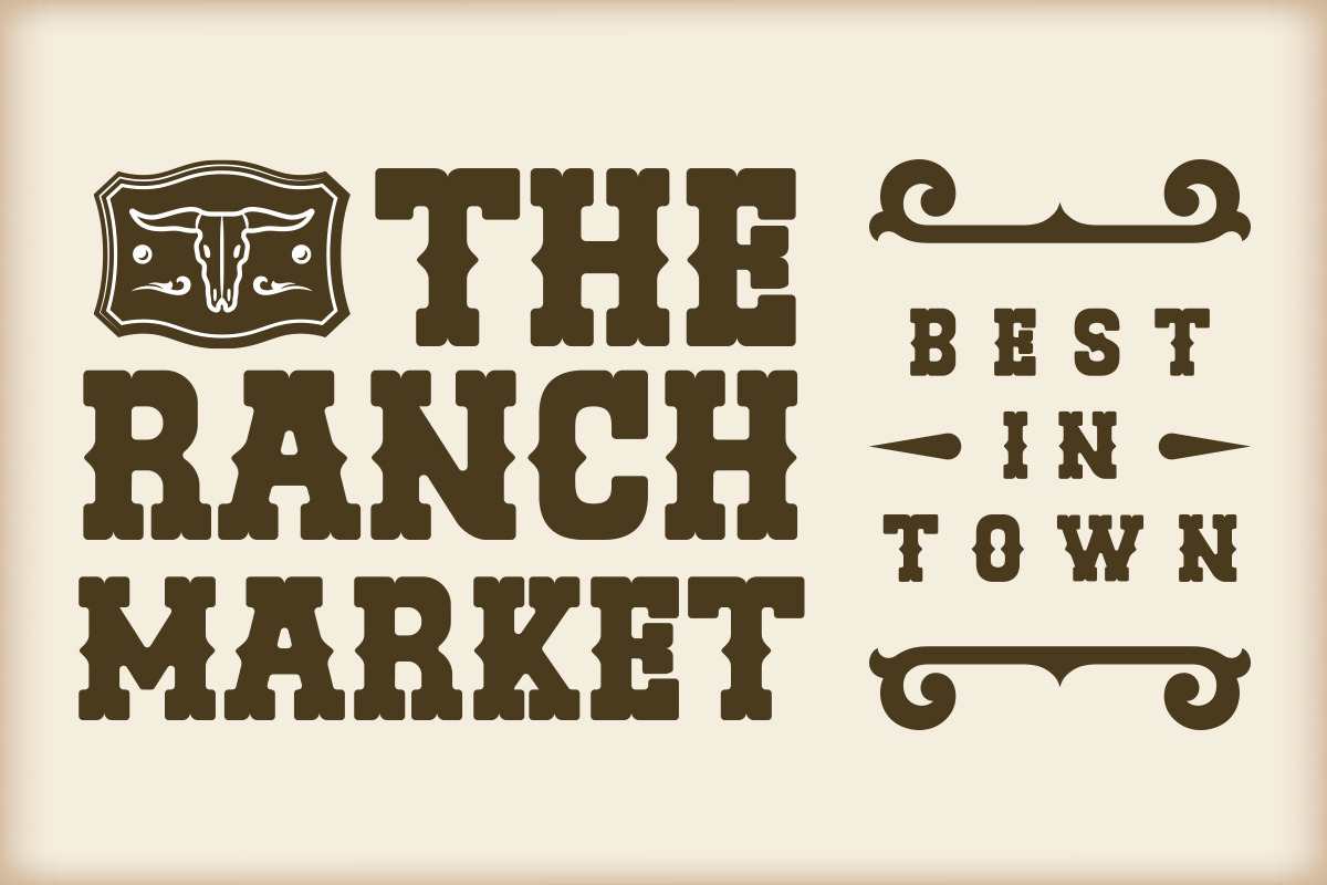 Cowboy Wanted - Western Retro Serif, a Serif Font by Shakira Studio (Photo 2 of 12)