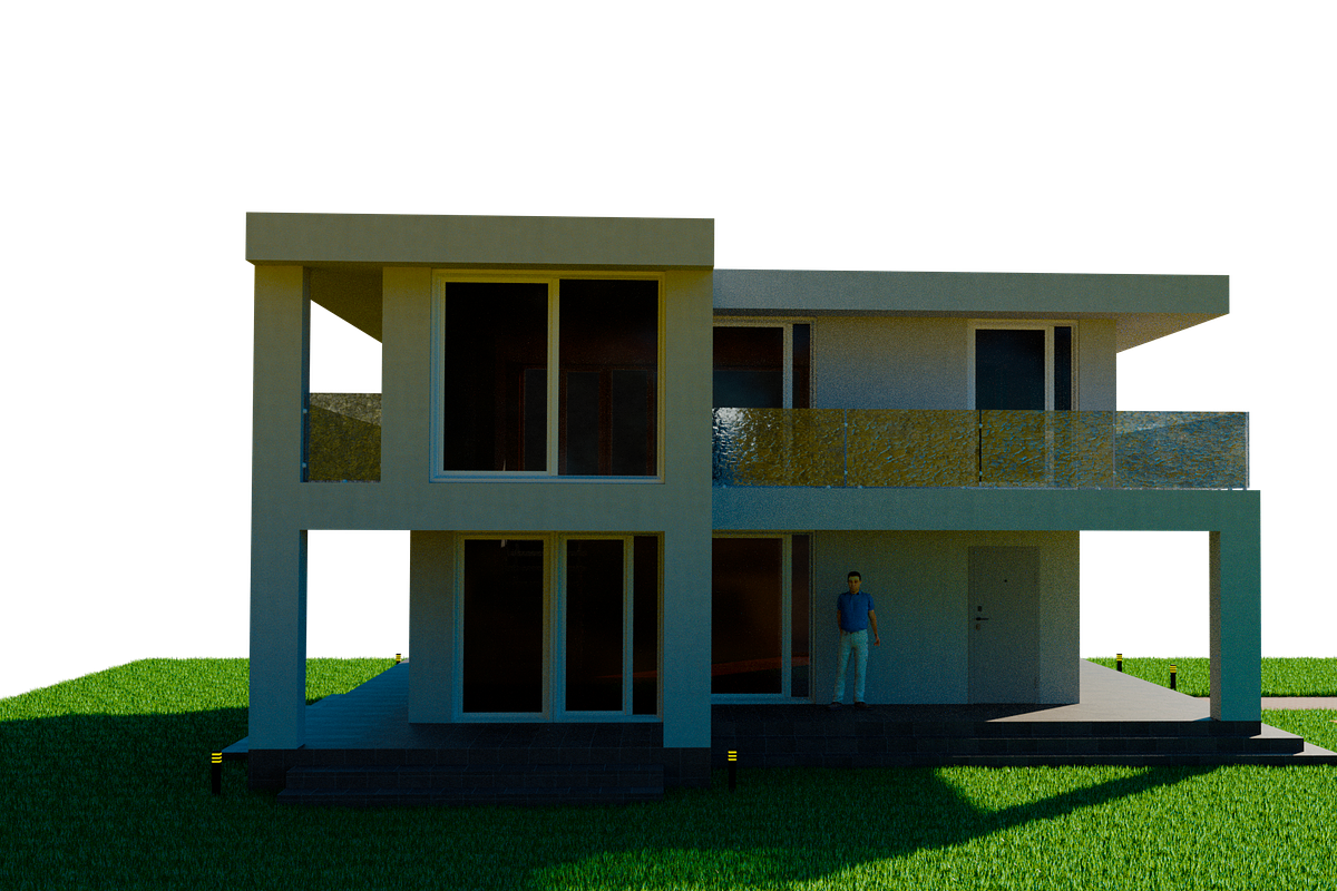 Modern Two-Storey Villa with Pool 3D, an Architecture 3D Model by Casa Mandarina (Photo 4 of 10)