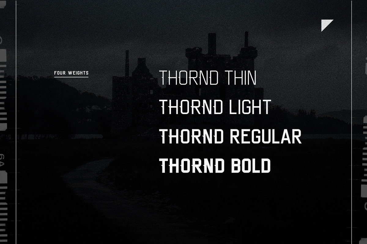 THORND - Sans Serif Font Family, a Sans Serif Font by Ckybe's Corner (Photo 3 of 9)