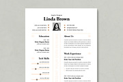 Modern Minimalist Resume Template, a Resume Template by MightyDesign (Thumbnail 2 of 10)