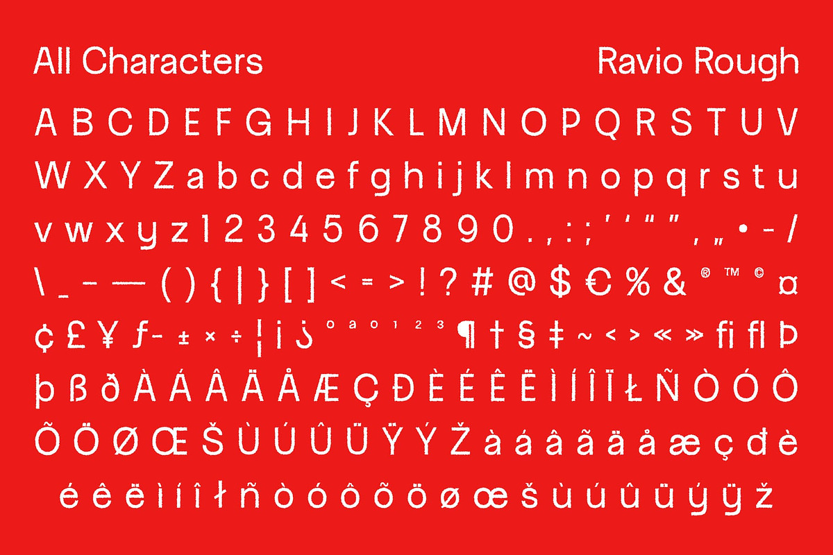 Ravio Rough, a Sans Serif Font by Craft Supply Co. (Photo 8 of 8)