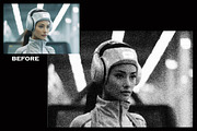 Grain Halftone Photoshop Effect PSD, an Action Add-On by 3d_model_tifotizi (Thumbnail 1 of 2)