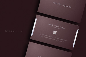 Luxury Brown Business Card - V.92