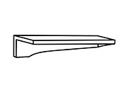 Wall Shelf Bracket Vector Bundle, an Illustration by Gaye Art (Thumbnail 18 of 51)