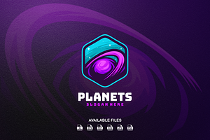 Planet Logo, a Design Template by artchiles_design