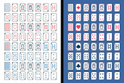 Playing Cards icons set, an Outline Icon by VenomousVector (Thumbnail 3 of 3)