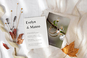 Simple Modern Wedding Invitation, an Invitation Template by LucaTheme (Thumbnail 1 of 5)